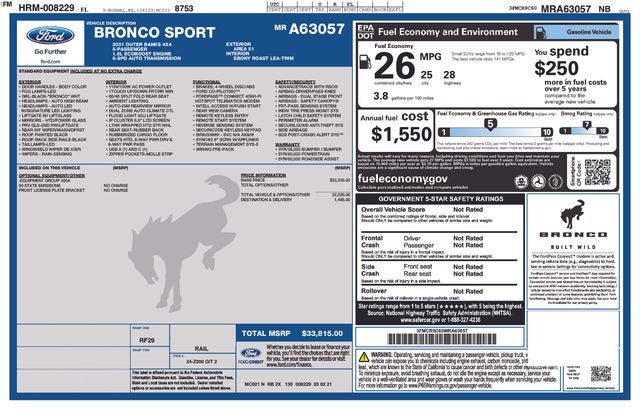 ford bronco sport 2021 3FMCR9C60MRA63057 image ford bronco sport 2021 3FMCR9C60MRA63057 image